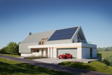 Projekt domu LK&1516 - parterowy z poddaszem dom o powierzchni 207,98 m², dach dwuspadowy - ujęcie 7