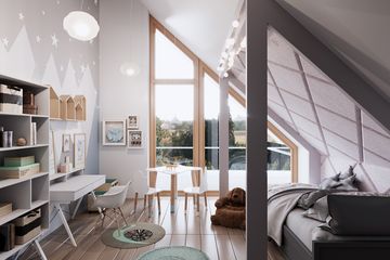 Projekt domu LK&1516 - parterowy z poddaszem dom o powierzchni 207,98 m², dach dwuspadowy - ujęcie 29