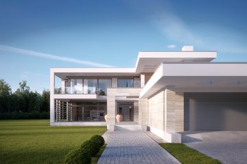 Projekt domu LK&1513 - z pełnym piętrem dom o powierzchni 301,35 m², dach płaski - ujęcie 3
