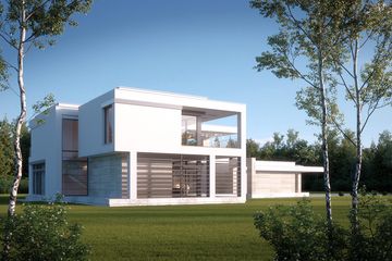 Projekt domu LK&1513 - z pełnym piętrem dom o powierzchni 301,35 m², dach płaski - ujęcie 4
