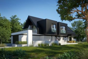 Projekt domu LK&1509 - parterowy z poddaszem dom o powierzchni 192,43 m², dach dwuspadowy - ujęcie 2