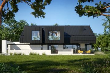 Projekt domu LK&1509 - parterowy z poddaszem dom o powierzchni 192,43 m², dach dwuspadowy - ujęcie 3