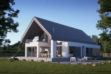 Projekt domu LK&1475 - parterowy z poddaszem dom o powierzchni 185,80 m², dach dwuspadowy - ujęcie 4