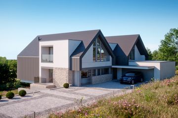 Projekt domu LK&1474 - parterowy z poddaszem dom o powierzchni 284,06 m², dach dwuspadowy - ujęcie 3