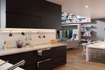 Projekt domu LK&1473 - parterowy z poddaszem dom o powierzchni 194,94 m², dach dwuspadowy - ujęcie 9