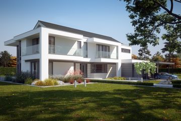 Projekt domu LK&1472 - z pełnym piętrem dom o powierzchni 282,27 m², dach dwuspadowy - ujęcie 2