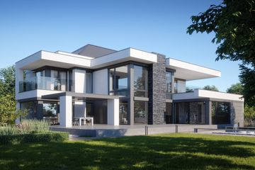 Projekt domu LK&1461 - z pełnym piętrem dom o powierzchni 276,94 m², dach kopertowy - ujęcie 3