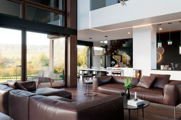 Projekt domu LK&1459 - parterowy z poddaszem dom o powierzchni 165,47 m², dach dwuspadowy - ujęcie 7