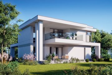 Projekt domu LK&1449 - z pełnym piętrem dom o powierzchni 209,46 m², dach płaski - ujęcie 4