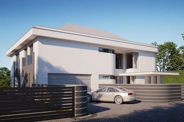 Projekt domu LK&1436 - z pełnym piętrem dom o powierzchni 426,43 m², dach kopertowy - ujęcie 3
