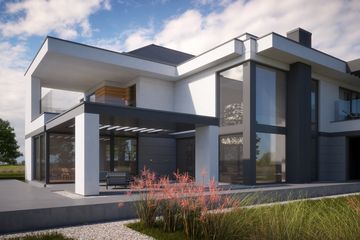 Projekt domu LK&1434 - z pełnym piętrem dom o powierzchni 341,57 m², dach kopertowy - ujęcie 5