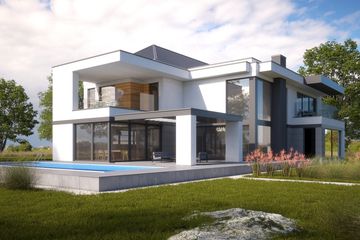 Projekt domu LK&1434 - z pełnym piętrem dom o powierzchni 341,57 m², dach kopertowy - ujęcie 6
