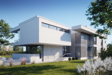 Projekt domu LK&1430 - z pełnym piętrem dom o powierzchni 379,11 m², dach płaski - ujęcie 5