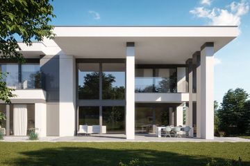 Projekt domu LK&1415 - z pełnym piętrem dom o powierzchni 350,15 m², dach płaski - ujęcie 5
