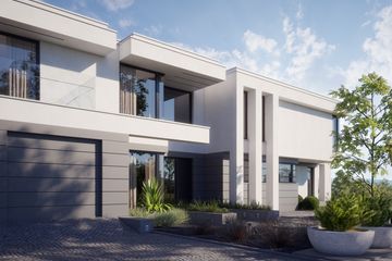 Projekt domu LK&1403 - z pełnym piętrem dom o powierzchni 790 m², dach płaski - ujęcie 4