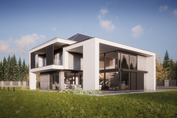 Projekt domu LK&1402 - z pełnym piętrem dom o powierzchni 223,20 m², dach kopertowy - ujęcie 2