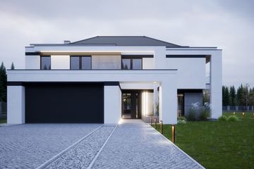 Projekt domu LK&1402 - z pełnym piętrem dom o powierzchni 223,20 m², dach kopertowy - ujęcie 4