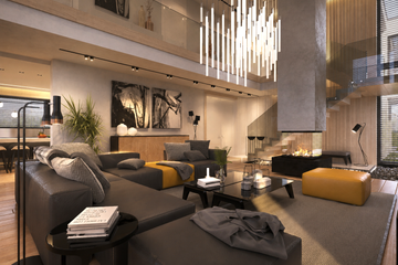 Projekt domu LK&1399 - z pełnym piętrem dom o powierzchni 247,88 m², dach płaski - ujęcie 6