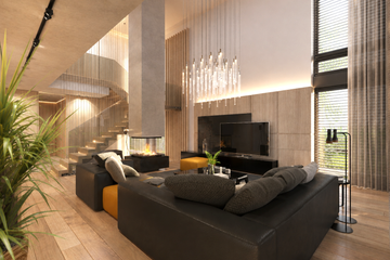 Projekt domu LK&1399 - z pełnym piętrem dom o powierzchni 247,88 m², dach płaski - ujęcie 7
