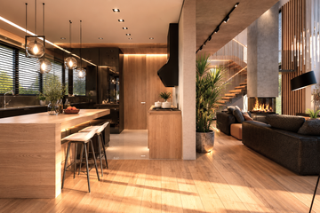 Projekt domu LK&1399 - z pełnym piętrem dom o powierzchni 247,88 m², dach płaski - ujęcie 8