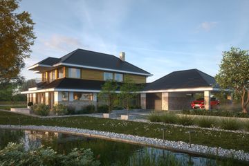 Projekt domu LK&1386 - z pełnym piętrem dom o powierzchni 282,97 m², dach kopertowy - ujęcie 5