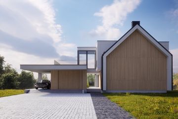 Projekt domu LK&1382 - parterowy z poddaszem dom o powierzchni 188,20 m², dach dwuspadowy - ujęcie 4