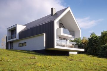 Projekt domu LK&1382 - parterowy z poddaszem dom o powierzchni 188,20 m², dach dwuspadowy - ujęcie 6