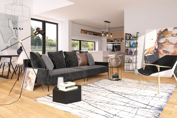 Projekt domu LK&1382 - parterowy z poddaszem dom o powierzchni 188,20 m², dach dwuspadowy - ujęcie 8