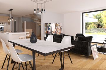 Projekt domu LK&1382 - parterowy z poddaszem dom o powierzchni 188,20 m², dach dwuspadowy - ujęcie 9