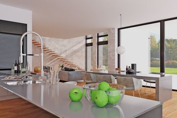 Projekt domu LK&1378 - z pełnym piętrem dom o powierzchni 342,68 m², dach płaski - ujęcie 9