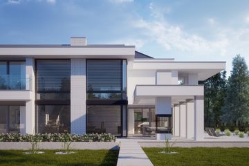 Projekt domu LK&1361 - z pełnym piętrem dom o powierzchni 416,39 m², dach kopertowy - ujęcie 6