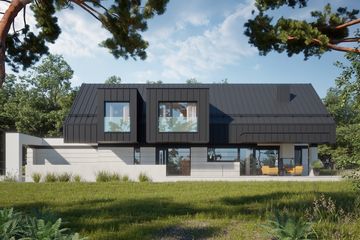 Projekt domu LK&1352 - parterowy z poddaszem dom o powierzchni 197,36 m², dach dwuspadowy - ujęcie 6