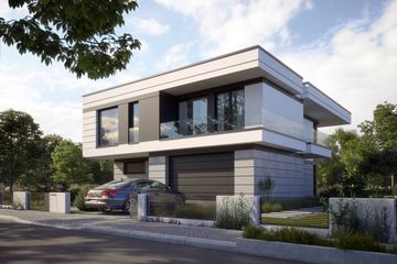Projekt domu LK&1343 - z pełnym piętrem dom o powierzchni 254,62 m², dach kopertowy - ujęcie 2