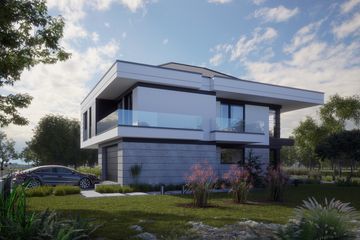 Projekt domu LK&1343 - z pełnym piętrem dom o powierzchni 254,62 m², dach kopertowy - ujęcie 3