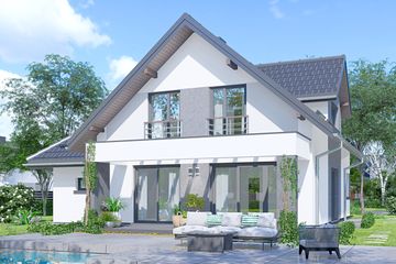  Projekt domu APS 162 NEW wariant 2 (LUA1694) - projekt domu parterowego z poddaszem - Zdjęcie 5