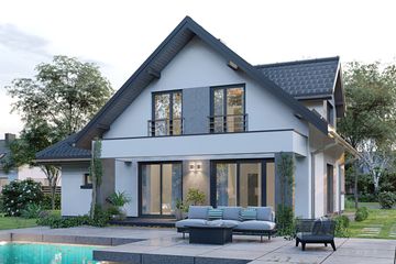  Projekt domu APS 162 NEW wariant 2 (LUA1694) - projekt domu parterowego z poddaszem - Zdjęcie 6