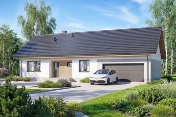  Projekt domu Mokka 20 mini s2 (WOF1281) - projekt domu parterowego - Zdjęcie 2