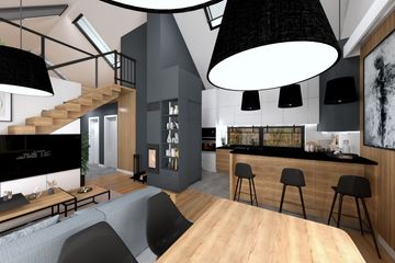 Projekt domu Ka237 - parterowy dom o powierzchni 117,24 m², dach dwuspadowy - ujęcie 7