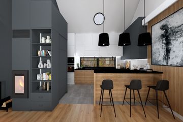 Projekt domu Ka237 - parterowy dom o powierzchni 117,24 m², dach dwuspadowy - ujęcie 8