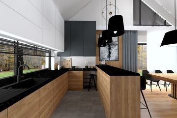 Projekt domu Ka237 - parterowy dom o powierzchni 117,24 m², dach dwuspadowy - ujęcie 11