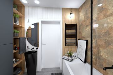 Projekt domu Ka237 - parterowy dom o powierzchni 117,24 m², dach dwuspadowy - ujęcie 20
