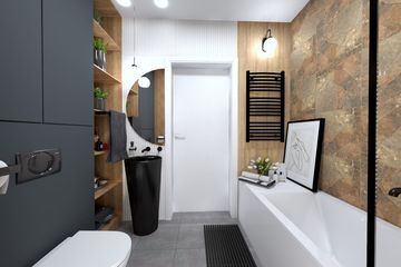Projekt domu Ka237 - parterowy dom o powierzchni 117,24 m², dach dwuspadowy - ujęcie 22