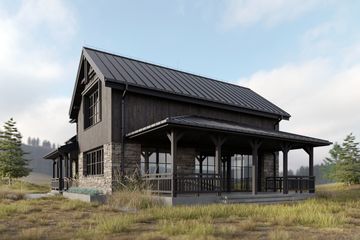  Projekt domu FarmHouse One (SBM1000) - projekt domu parterowego z poddaszem - Zdjęcie 3