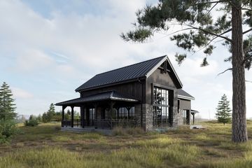  Projekt domu FarmHouse One (SBM1000) - projekt domu parterowego z poddaszem - Zdjęcie 4