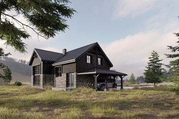  Projekt domu FarmHouse One (SBM1000) - projekt domu parterowego z poddaszem - Zdjęcie 6