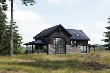  Projekt domu FarmHouse One (SBM1000) - projekt domu parterowego z poddaszem - Zdjęcie 13