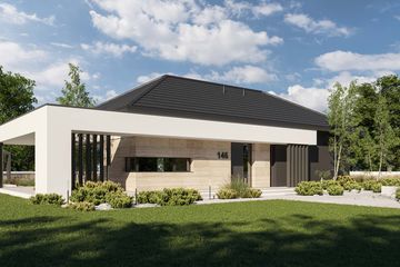  Projekt domu HomeKoncept 146 (KRX1302) - projekt domu parterowego - Zdjęcie 4