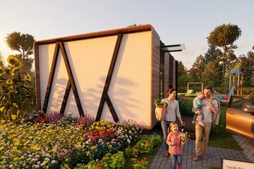  Projekt domu Smart Box 3D - Uno (GDI1003) - projekt domu parterowego - Zdjęcie 2