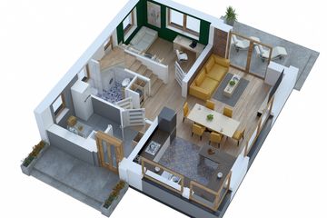  Projekt domu BW-70 wariant 1 (niskoemisyjny) (JGC1270) - projekt domu parterowego z poddaszem - Zdjęcie 4