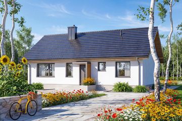  Projekt domu Bambino mini (WOF1282) - projekt domu parterowego - Zdjęcie 2